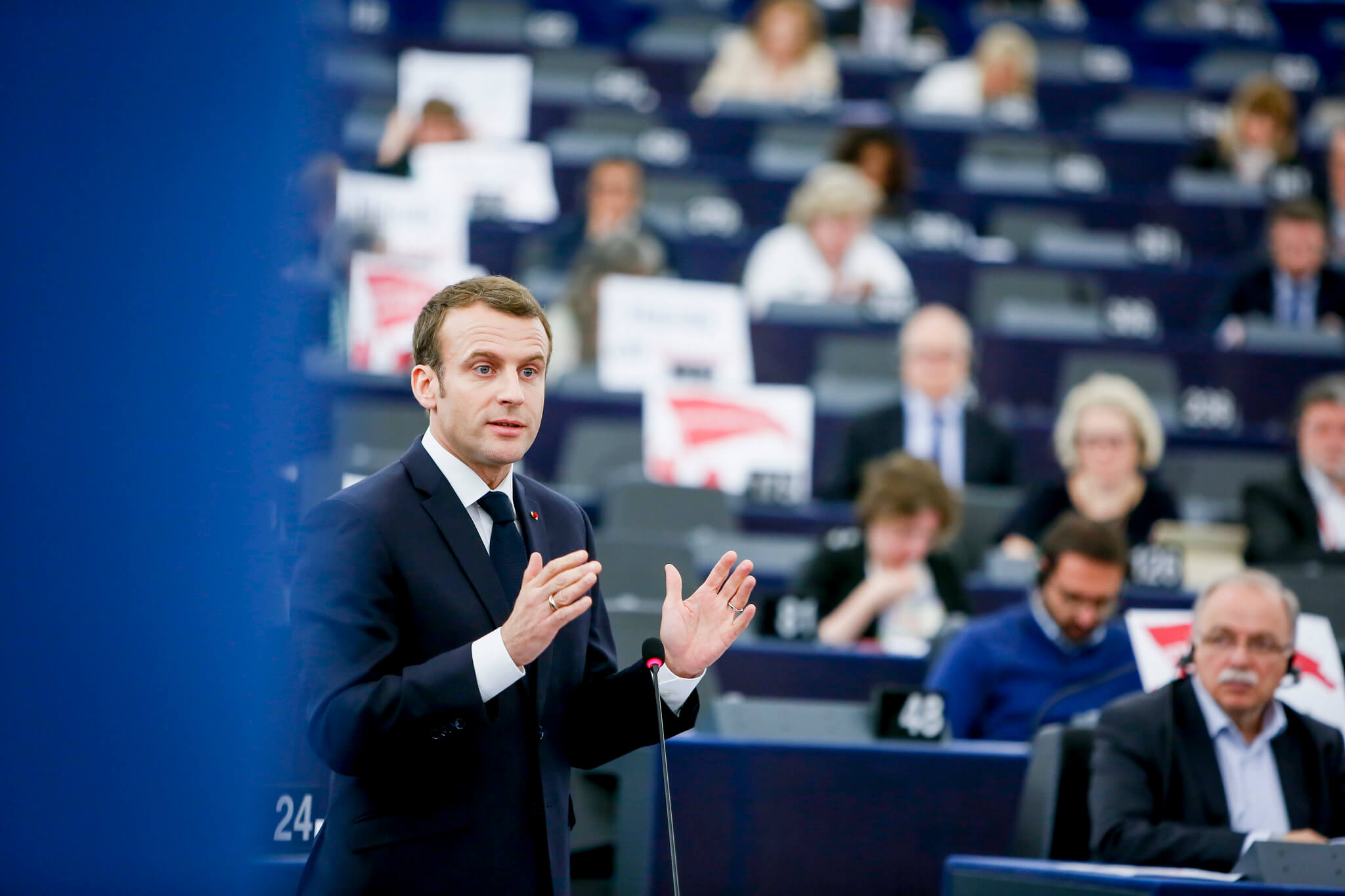 Debate with Macron on the Future of Europe. © GUE/NGL / Flickr