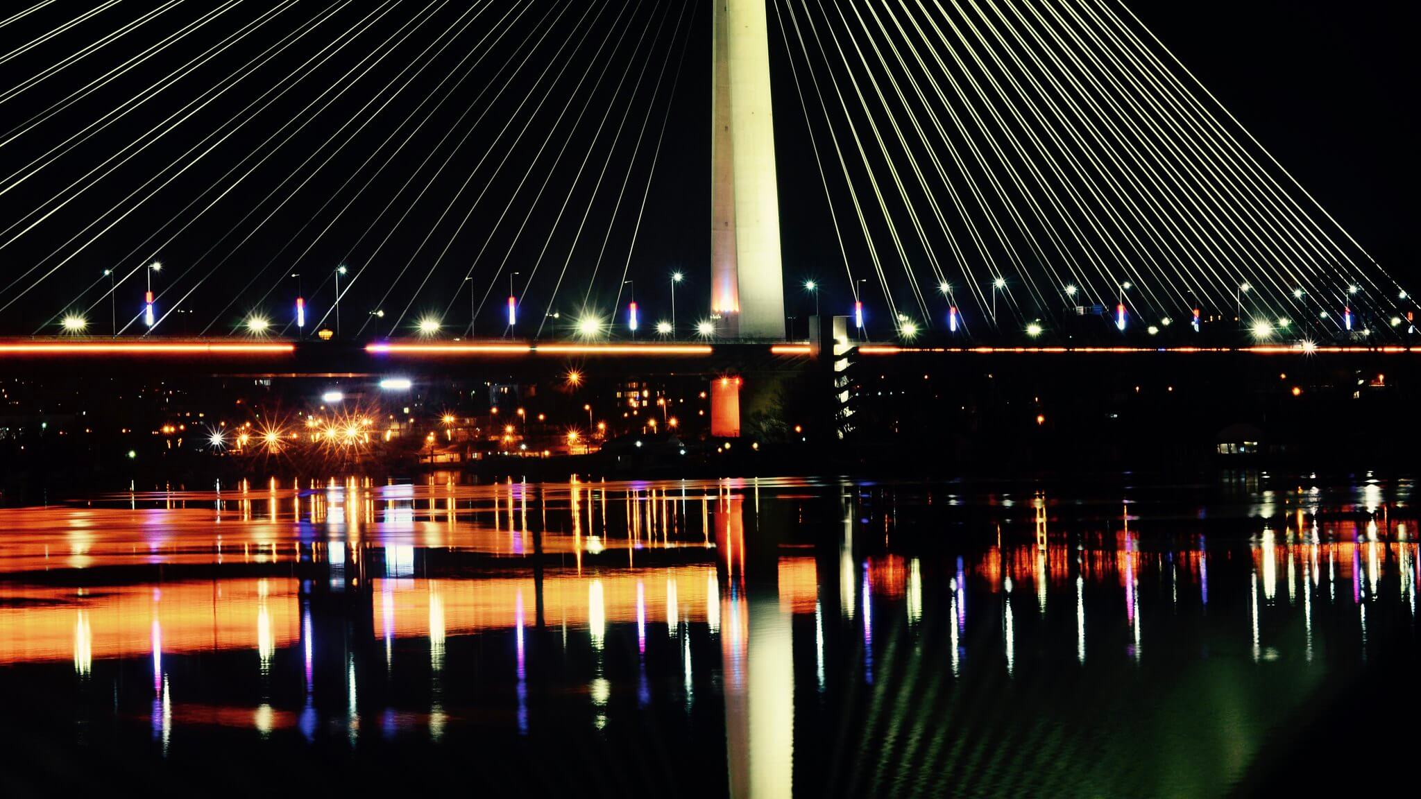 Zweers-The Ada Bridge over the Sava river in Belgrade, Serbia in 2018. Draško Tankosić - Flickr