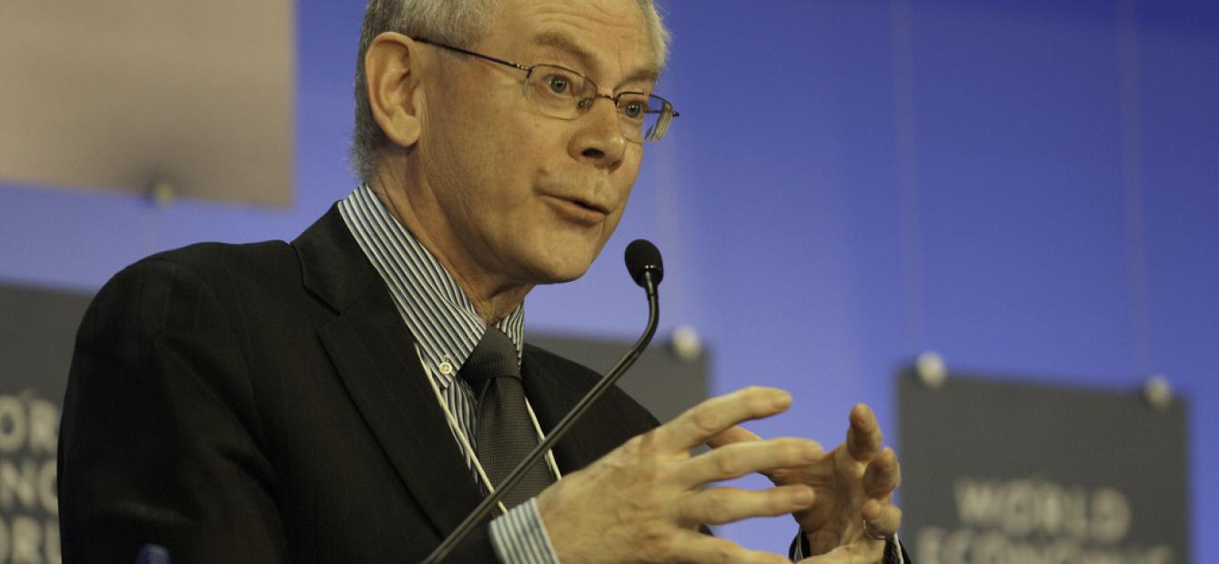 EU-Voorzitter Van Rompuy in tien momenten