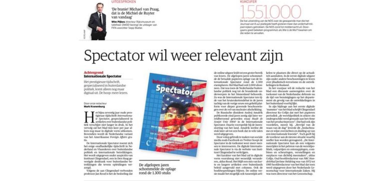 Internationale Spectator in NRC Handelsblad