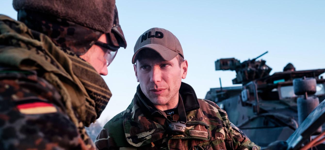 De Bundeswehr in zwaar weer