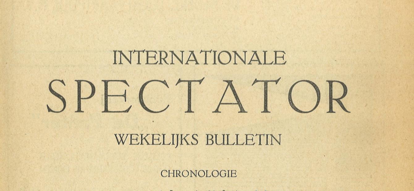 75 jaar Spectator: het herlezen waard (deel 1: 1947-1987)